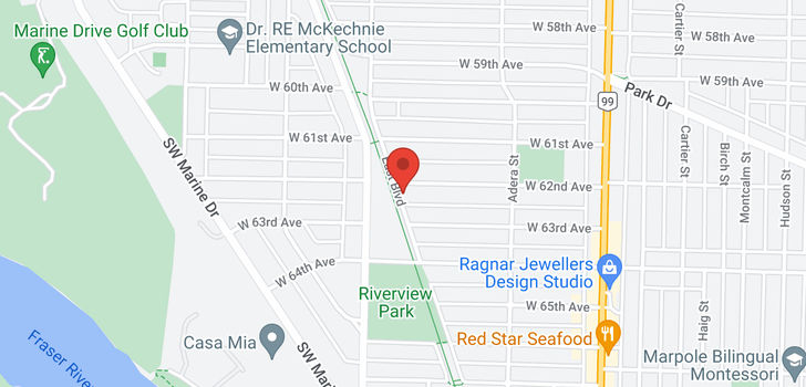 map of 1790 W 62 AVENUE